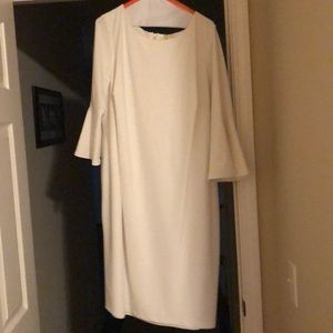 White Calvin Klein dress